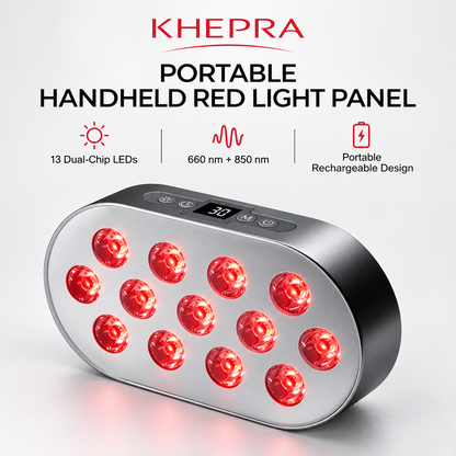 KHEPRA A13 Portable Handheld Red Light Panel